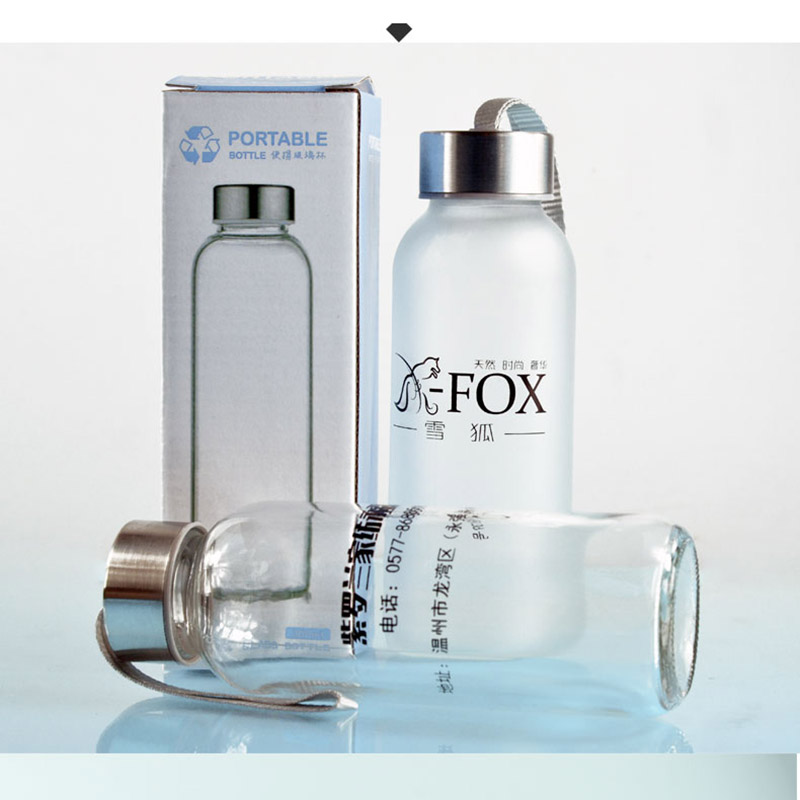 車(chē)載玻璃杯防爆水杯便攜透明水杯運(yùn)動(dòng)耐熱保溫高硼硅水瓶生產(chǎn)廠家